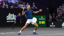 Laver Cup - Djokovic allume son partenaire Federer au filet