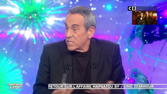 Thierry Ardisson explique pourquoi C8 a coupé le clash Hapsatou Sy/Eric Zemmour au montage