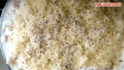 Macarrão com Molho Branco Delicioso