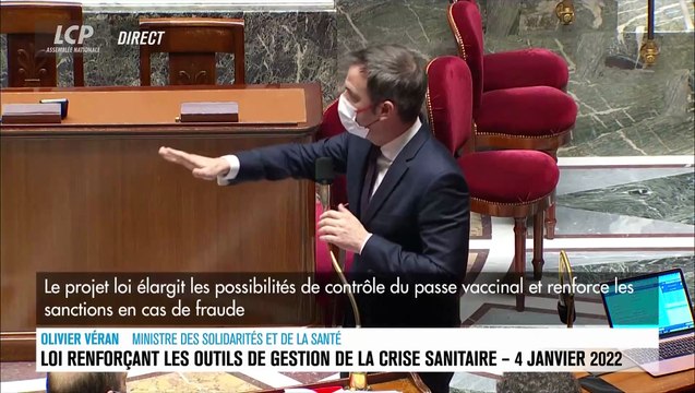 Emmerder les non vaccinés - Regardez le Ministre de la Santé, Olivier Véran qui a tenté de justifier les propos du Président : Nous n'allons pas faire un débat sémantique