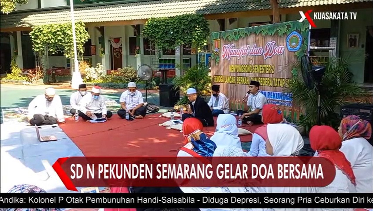 Sambut Semester Baru, SD N Pekunden Semarang Gelar Doa Bersama