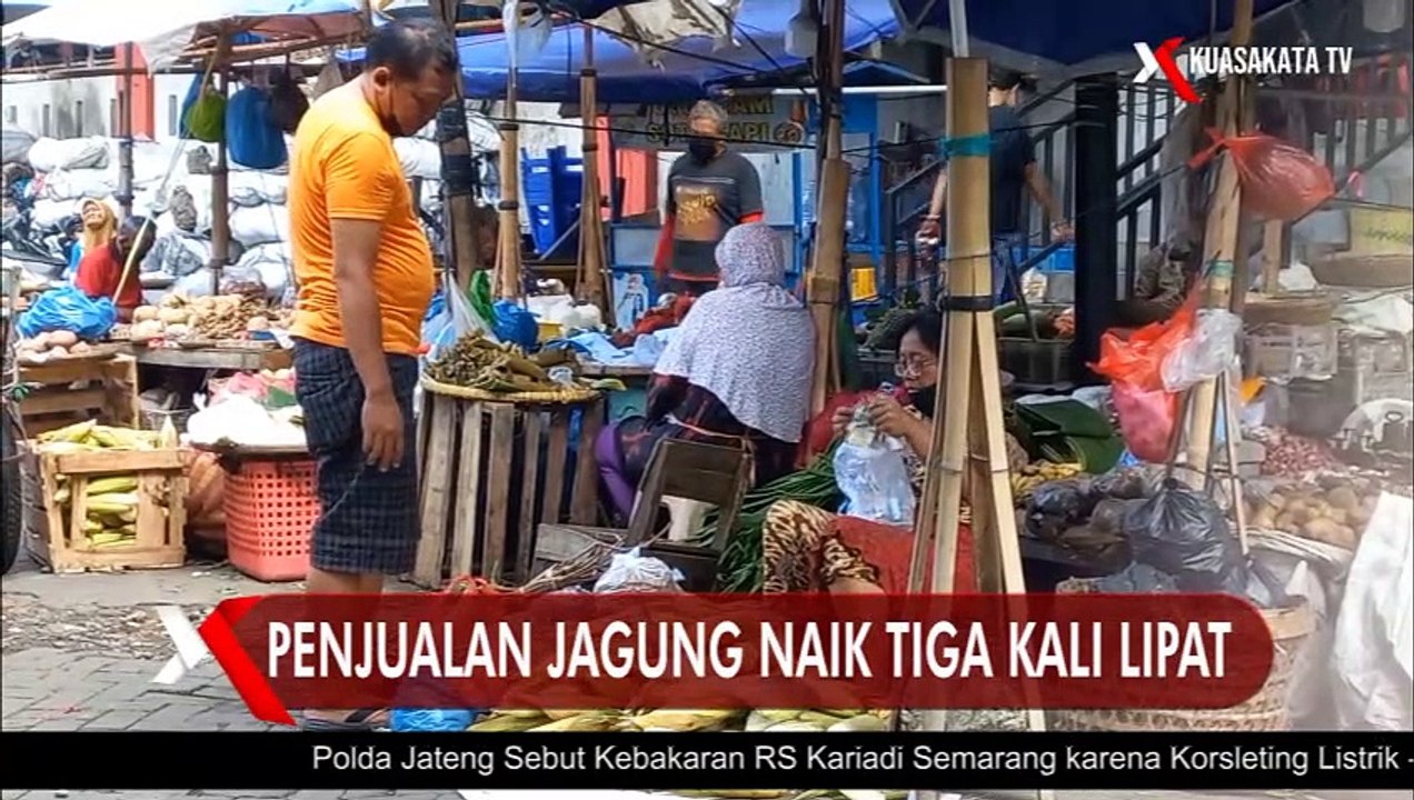 Berkah Tahun Baru, Penjualan Jagung Naik Tiga Kali Lipat