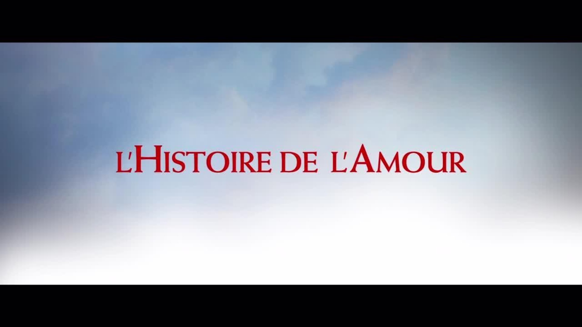 L'histoire de l'amour