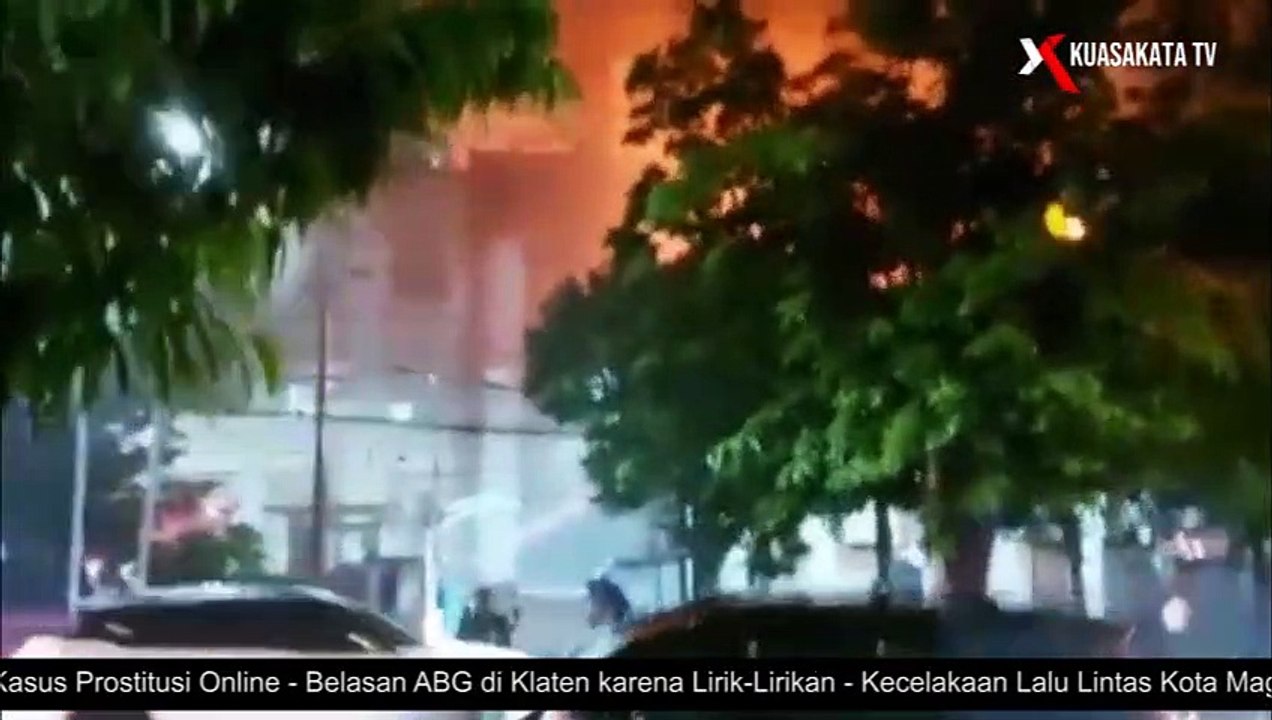 Gedung Kasuari RS Kariadi Semarang Terbakar