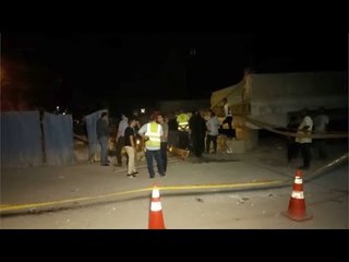 انفجار خط غاز طبيعي في العمرانية