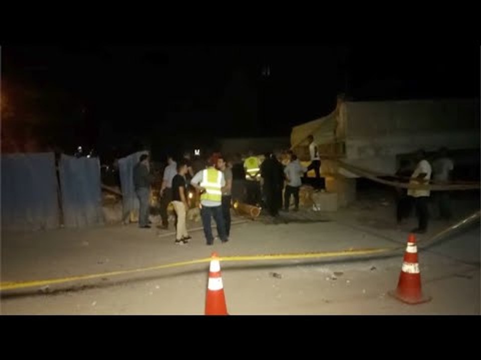 انفجار خط غاز طبيعي في العمرانية
