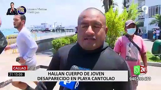 Familiares del joven que murió ahogado en playa Cantolao exigen que se realice una investigación