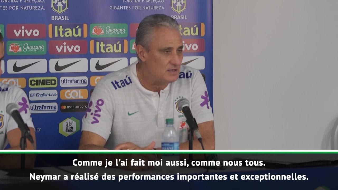 Brésil - Tite : "Neymar est de plus en plus solidaire"