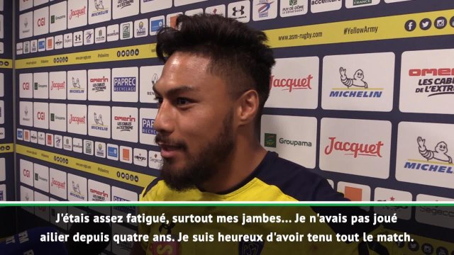 3e j. - Moala : Incroyable d'avoir pu marquer deux essais !