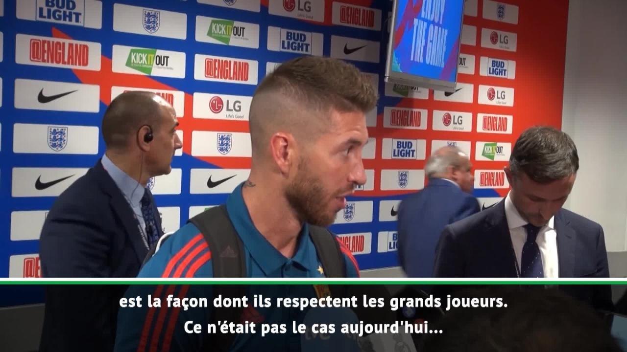 Espagne - Ramos : "Je ne m'attendais pas à me faire siffler"