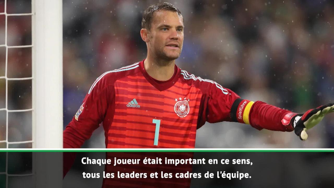 Allemagne - Neuer : "Il fallait changer quelque chose"