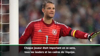 Allemagne - Neuer : "Il fallait changer quelque chose"
