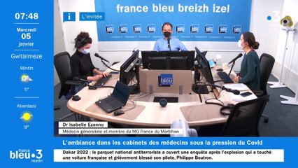 I. Ezzano, médecin généraliste dans le Morbihan, face à l'épidémie de covid