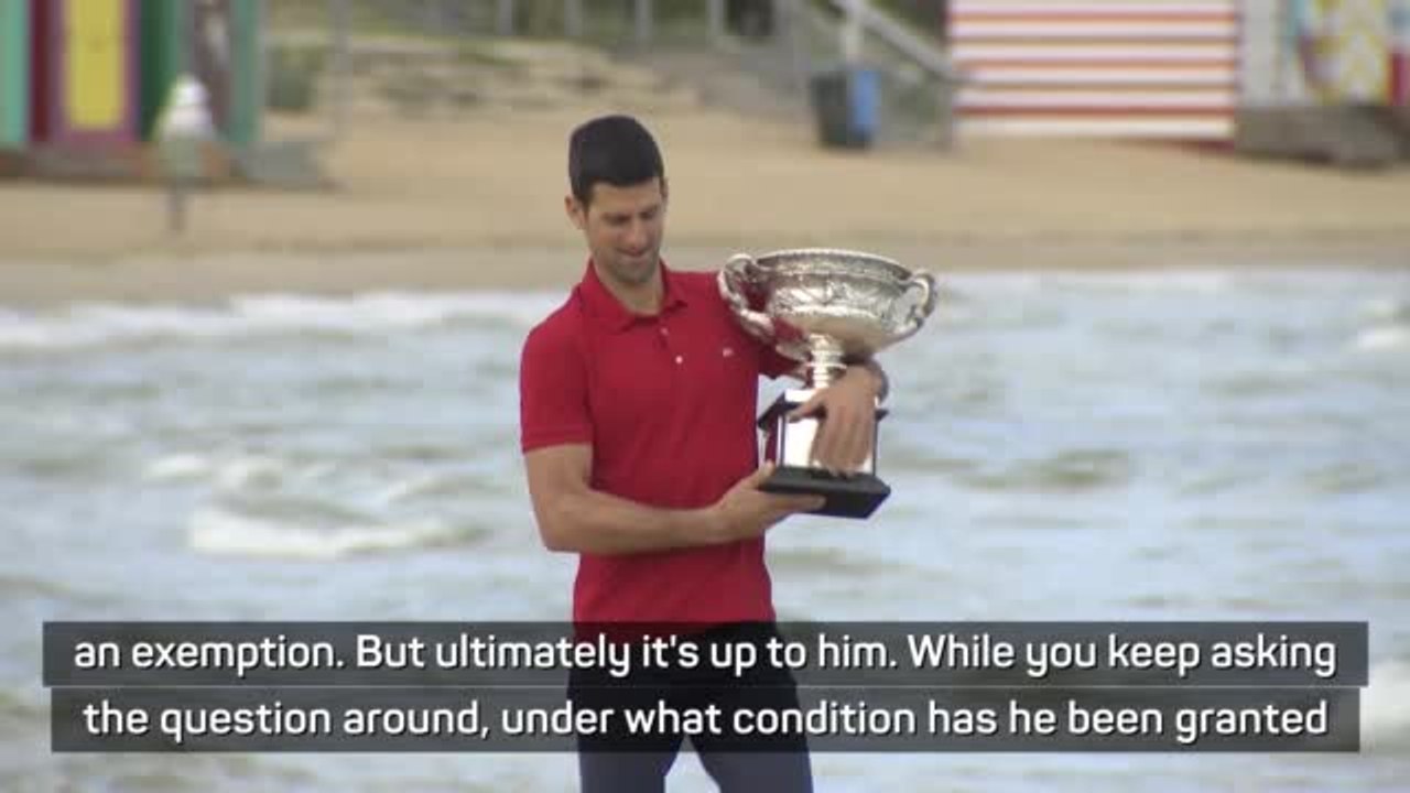 Djokovic urged to explain Australian Open vaccine exemption by organisers