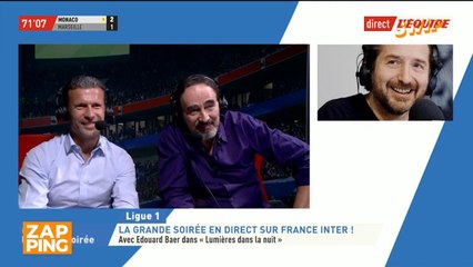 Edouard Baer et Alain Chabat s'invitent dans le commentaire du match sur la chaîne L'Equipe