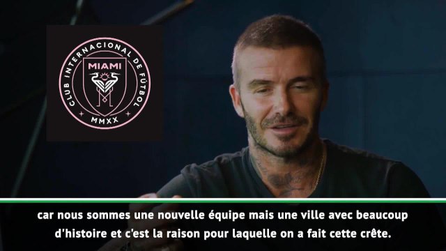 Inter Miami FC - Beckham dévoile les secrets du logo