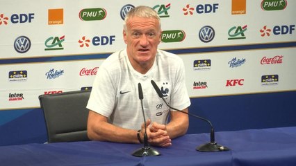 Bleus - Deschamps : "Avec l'Allemagne, on sera dans le vif du sujet très rapidement"