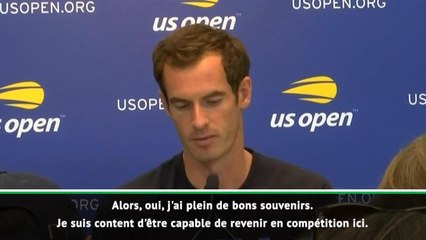 US Open - Murray: "Plein de bons souvenirs ici"