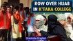 Karnataka: Students wear saffron scarves to protest Hijab | Oneindia News