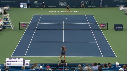 New Haven - Puig rejoint Garcia en quarts