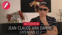 Jean-Claude Van Damme à propos du tournage d'Expendables 2 : 