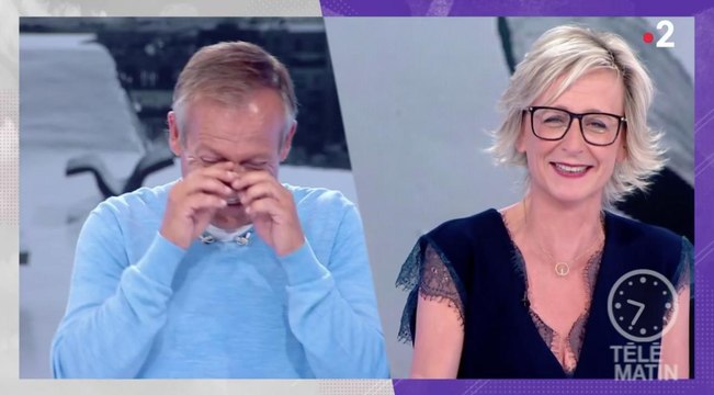 Laurent Bignolas et Sylvie Adigard morts de rire dans Télématin