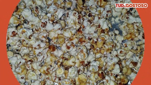 Pipoca doce caramelizada