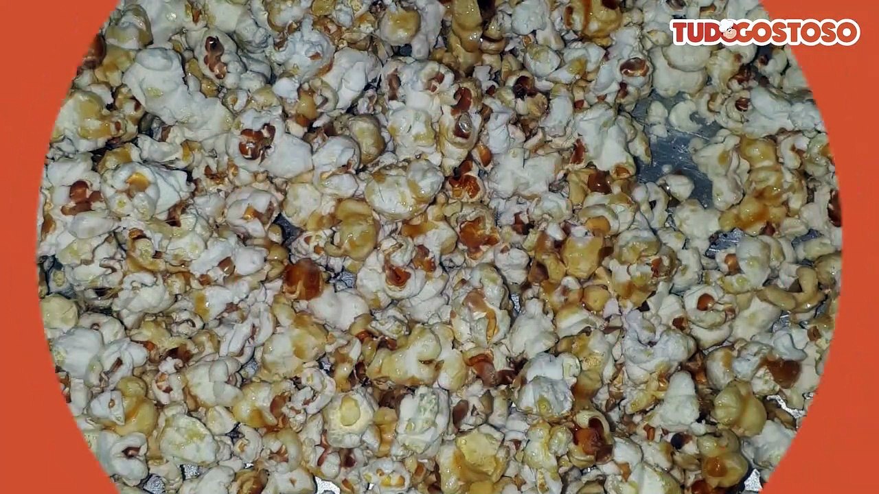 Pipoca doce caramelizada