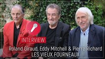 Les vieux fourneaux : Eddy Mitchell, Roland Giraud et Pierre Richard présentent leurs personnages