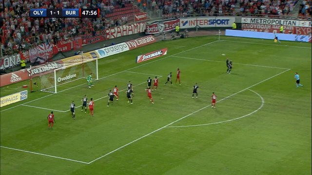 Ligue Europa - Un doublé de Fortounis et l'Olympiakos domine Burnley