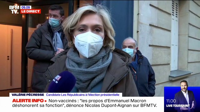 Valérie Pécresse: Ce n'est pas au Président de choisir ceux qui sont citoyens et ceux qui ne le sont pas