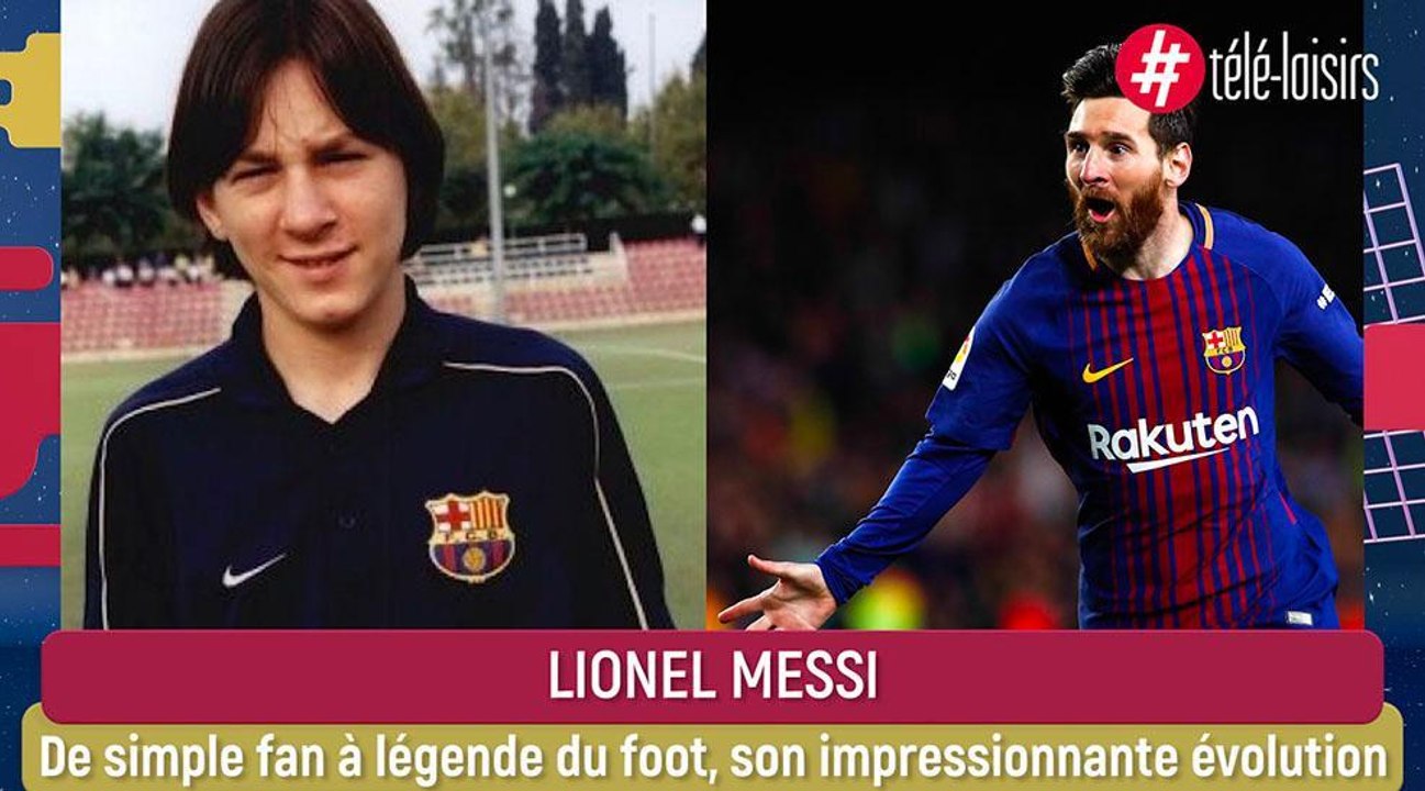 Retour vers le passé - De simple fan à légende du foot, l’impressionnante évolution de Lionel Messi