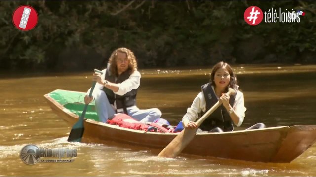 Un couple de Pékin Express s'écharpe violemment lors d'un trajet en pirogue... Le zapping clash