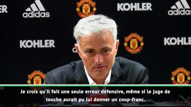 1e j. - Mourinho : Très heureux de la performance de Shaw
