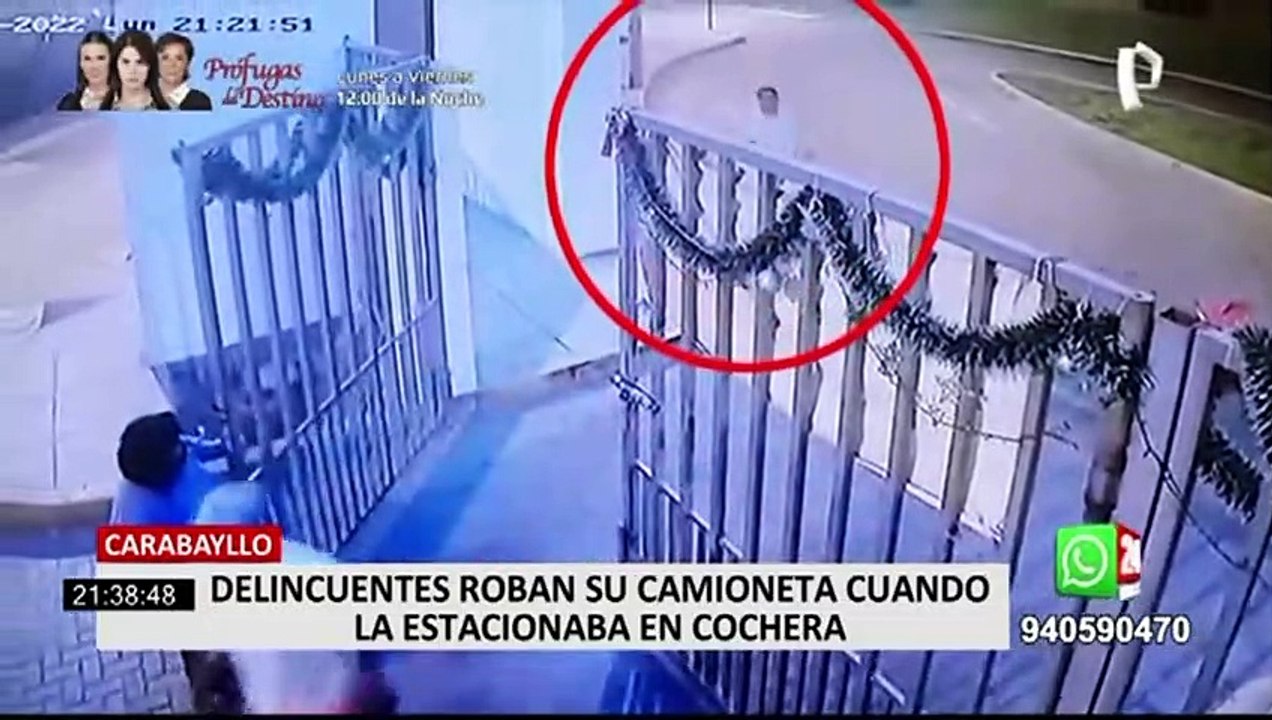 Carabayllo: PNP captura a dos delincuentes armados y recupera camioneta robada