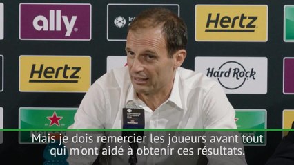 Juventus - Allegri : "Très fier d'être nominé au prix The Best"