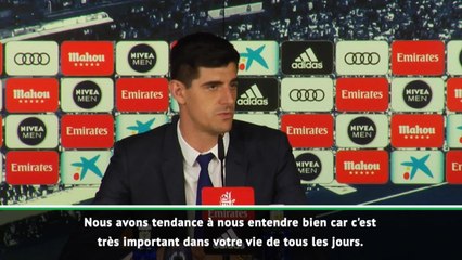 Real Madrid -  Courtois : "Aucune inquiétude concernant mon adaptation au sein du vestiaire"