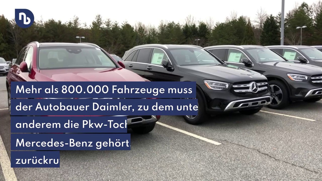 Brandgefahr: mercedes-benz ruft hunderttausende autos zurück