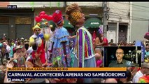 O carnaval de rua foi cancelado no Rio de Janeiro, mas os desfiles na Sapucaí ainda estão mantidos. Em São Paulo, o prefeito Ricardo Nunes estuda transferir os blocos para o Autódromo de Interlagos.