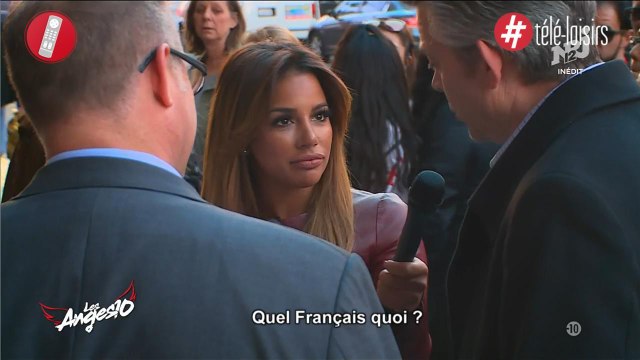 Les anges 10 : Sarah Martins enchainent les quiproquos dans son micro-trottoir en anglais... Le zapping malaise