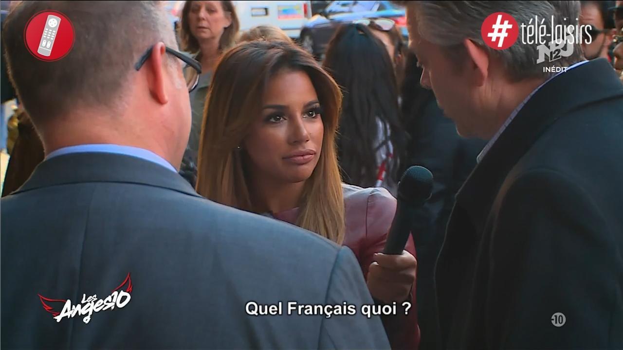 Les anges 10 :  Sarah Martins enchainent les quiproquos dans son micro-trottoir en anglais... Le zapping malaise