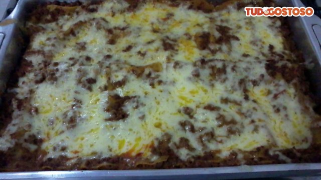 Lasanha de carne moída