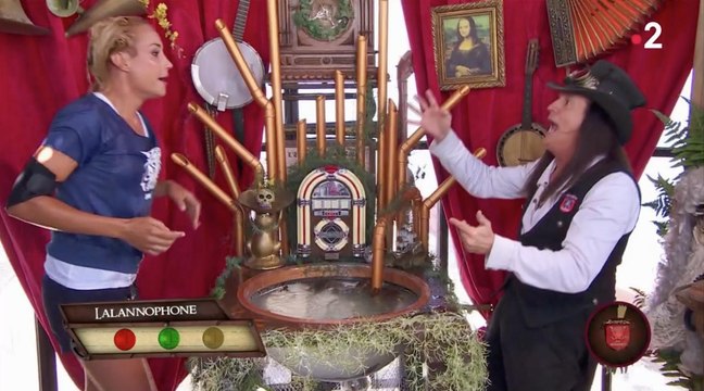 Oups ! Elodie Gossuin dérape et embrasse Francis Lalanne sur la bouche dans Fort Boyard