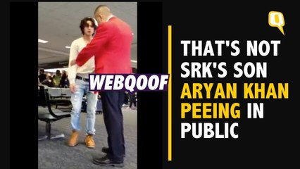 Download Video: Fact-Check | No, That’s Not Shah Rukh Khan’s Son Aryan Khan Urinating in Public