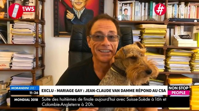 Jean-Claude Van Damme s'explique après ses propos polémiques dans ONPC