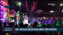 Viral, Panggung Hiburan Musik Ambruk Timpa Penonton