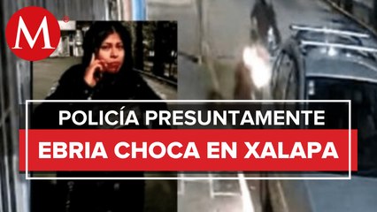 En Xalapa, Veracruz chocó en su moto contra un vehículo cuando manejaba alcoholizado