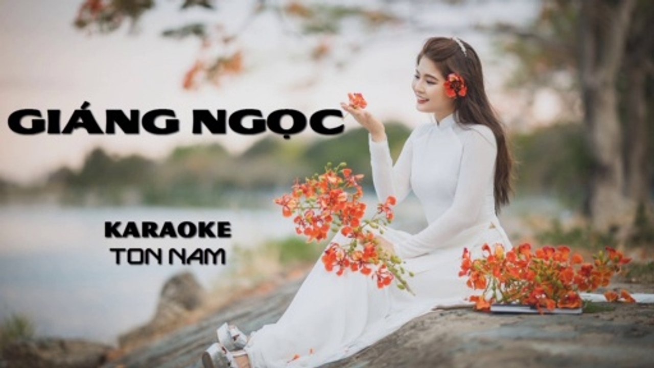 Giáng Ngọc - Karaoke ( Ton Nam - Dm ) | 3N Music