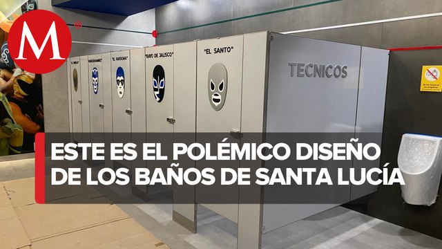 A 76 días de la inauguración del AIFA los baños causan revuelo por sus diseños