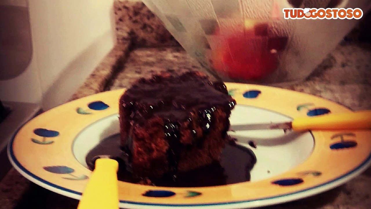 Bolo de baunilha na caneca